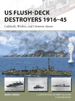 Book cover for US Flush-Deck Destroyers 1916-45