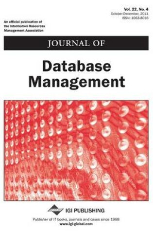 Cover of Journal of Database Management