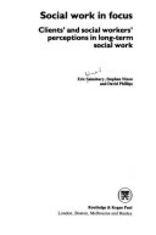 Cover of Social Work in Focus