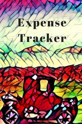 Book cover for Fun Antique Car lover's Expense & Spending Tracker Notebook