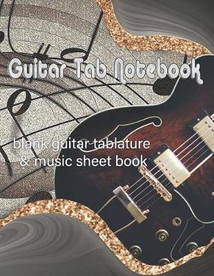 Book cover for Guitar Tab Notebook