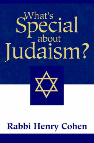 Cover of What's Special about Judaism?