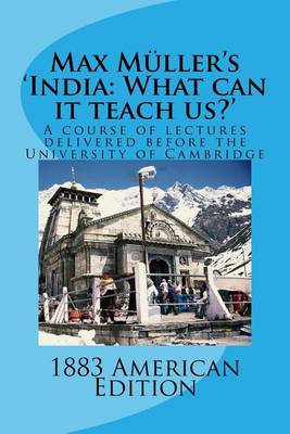 Book cover for Max Muller's 'india