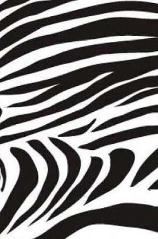 Cover of Zebra Print Notebook 8.5 X 11 inches 120 College Ruled Pages Blank Lined