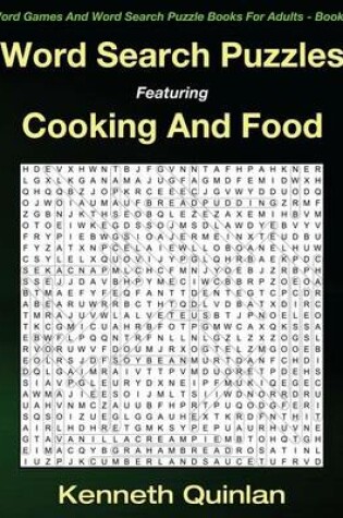 Cover of Word Search Puzzles Featuring Cooking And Food