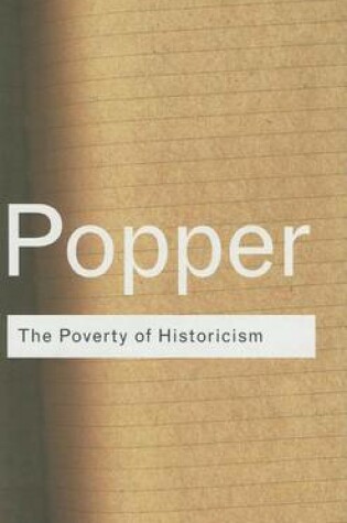 Cover of The Poverty of Historicism