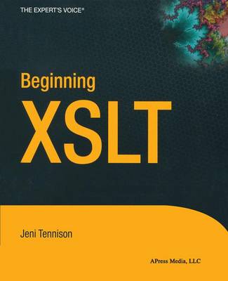 Book cover for Beginning XSLT