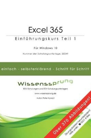 Cover of Excel 365 - Einführungskurs Teil 1