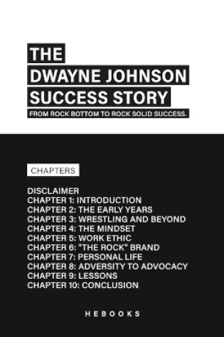 Cover of The Dwayne Johnson Success Story