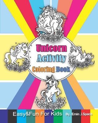 Book cover for Unicorn Activity Coloring Book