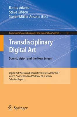 Book cover for Transdisciplinary Digital Art: Sound