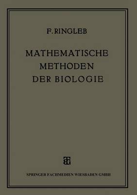 Cover of Mathematische Methoden Der Biologie