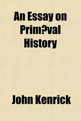 Book cover for An Essay on Primaeval History