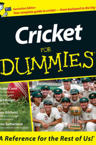 Cover of Cricket For Dummies<sup>®</sup>