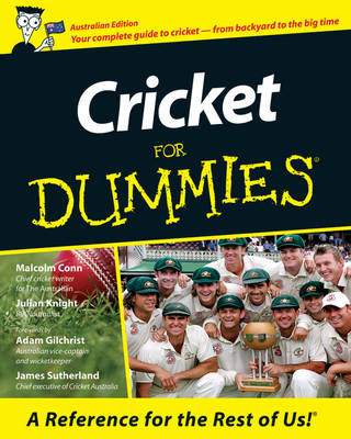 Book cover for Cricket For Dummies<sup>®</sup>