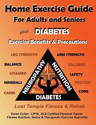 Book cover for Home Exercise Guide of Adults & Seniors Plus Diabetes Exercise Benefits & Risks