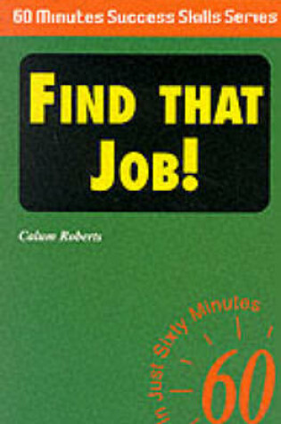 Cover of Find That Job!