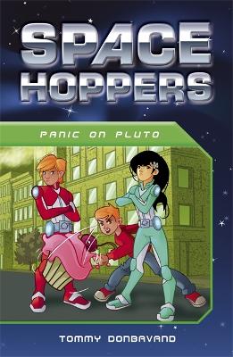Book cover for Space Hoppers: Panic on Pluto