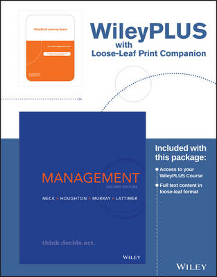 Book cover for Management, 2e Wileyplus Learning Space Registration Card + Loose-Leaf Print Companion