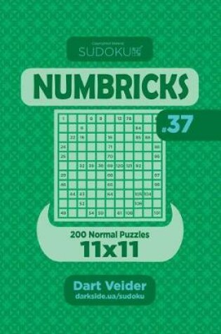 Cover of Sudoku Numbricks - 200 Normal Puzzles 11x11 (Volume 37)