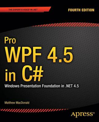 Book cover for Pro WPF 4.5 in C#