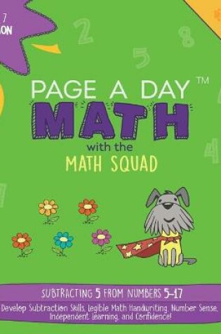 Cover of Page A Day Math Subtraction Book 6