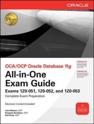 Book cover for OCA/OCP Oracle Database 11g All-in-One Exam Guide with CD-ROM