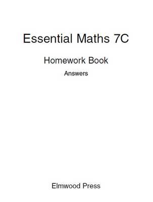 Book cover for Essential Maths 7C Homework Answers