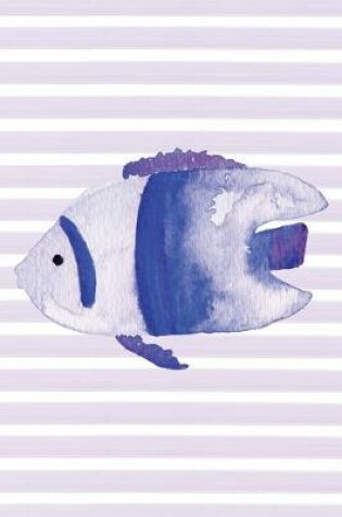 Cover of Ocean Fish Watercolor Stripe Journal