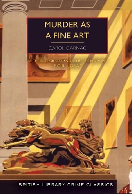 Book cover for Murder as a Fine Art