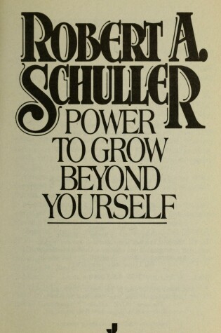 Cover of Power to Grow Beyond