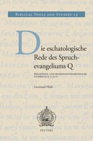 Cover of Die eschatologische Rede des Spruchevangeliums Q