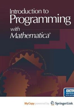 Cover of Introduction to Programming with Mathematica(r)