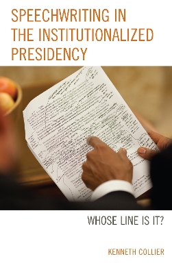 Book cover for Speechwriting in the Institutionalized Presidency