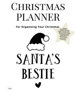 Book cover for Christmas Planner Santas Bestie