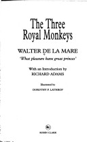 Book cover for The Three Royal Monkeys