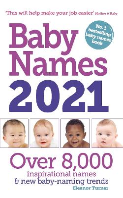 Book cover for Baby Names 2021