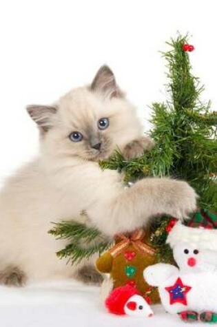 Cover of A Cute Kitten Holding Her Christmas Tree