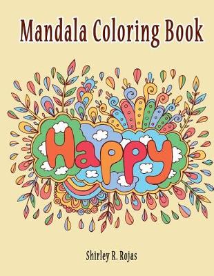 Book cover for Happy Mandala Coloring Book
