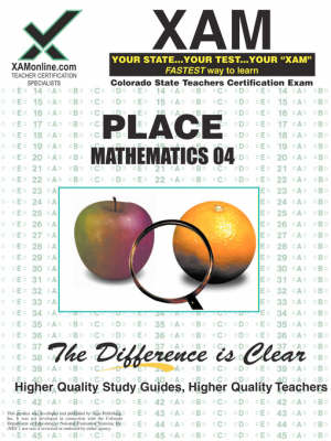 Cover of Place Mathematics 04 Teacher Certification Test Prep Study Guide