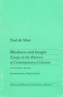 Book cover for Blindness & Insight CB