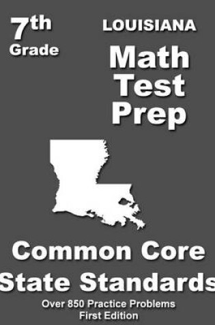 Cover of Louisiana 7th Grade Math Test Prep