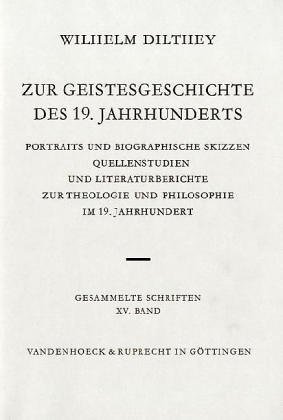 Book cover for Wilhelm Dilthey-Gesammelte Schriften