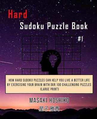 Book cover for Hard Sudoku Puzzle Book #1