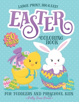 Cover of Easter Coloring Book For Toddlers And Preschool Kids