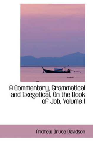 Cover of A Commentary, Grammatical and Exegetical, on the Book of Job, Volume I