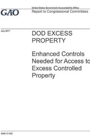 Cover of Dod Excess Property