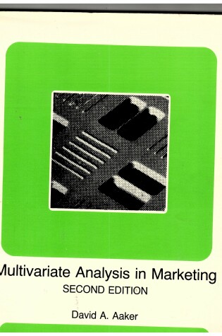 Cover of Multivariate Analysis in Marketing