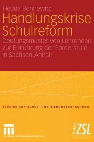 Cover of Handlungskrise Schulreform