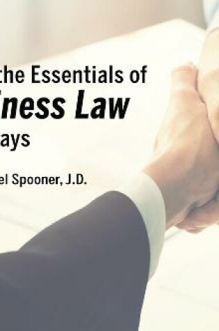 Cover of Learn the Essentials of Business Law in 15 Days